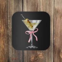 Martini Bow Graphic Coaster thumb 0