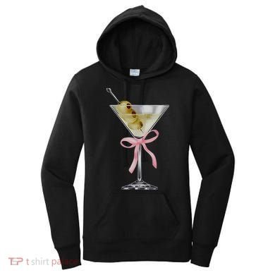 Martini Bow Graphic Women's Hoodie