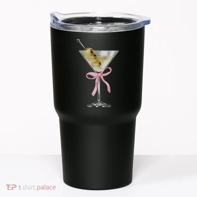 Martini Bow Graphic Tumbler