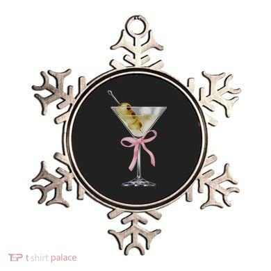 Martini Bow Graphic Ornament