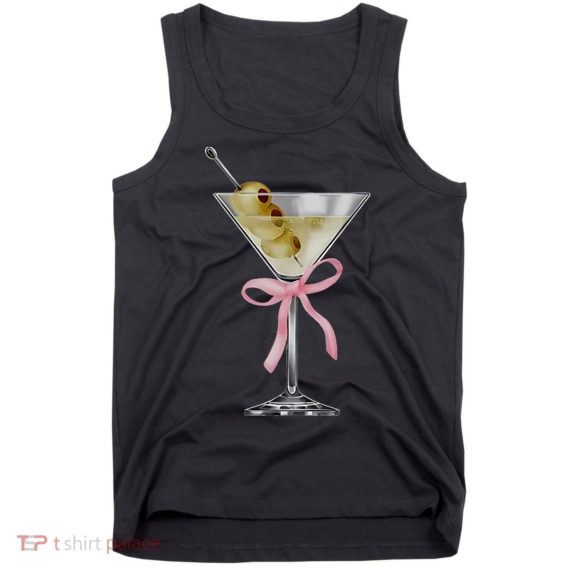 Martini Bow Graphic Tank Top