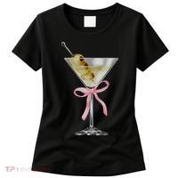 Martini Bow Graphic Women's T-Shirt thumb 0