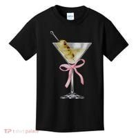 Martini Bow Graphic Kids T-Shirt thumb 0