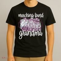 Marching Band Grandma Band Member Grandmother T-Shirt thumb 3