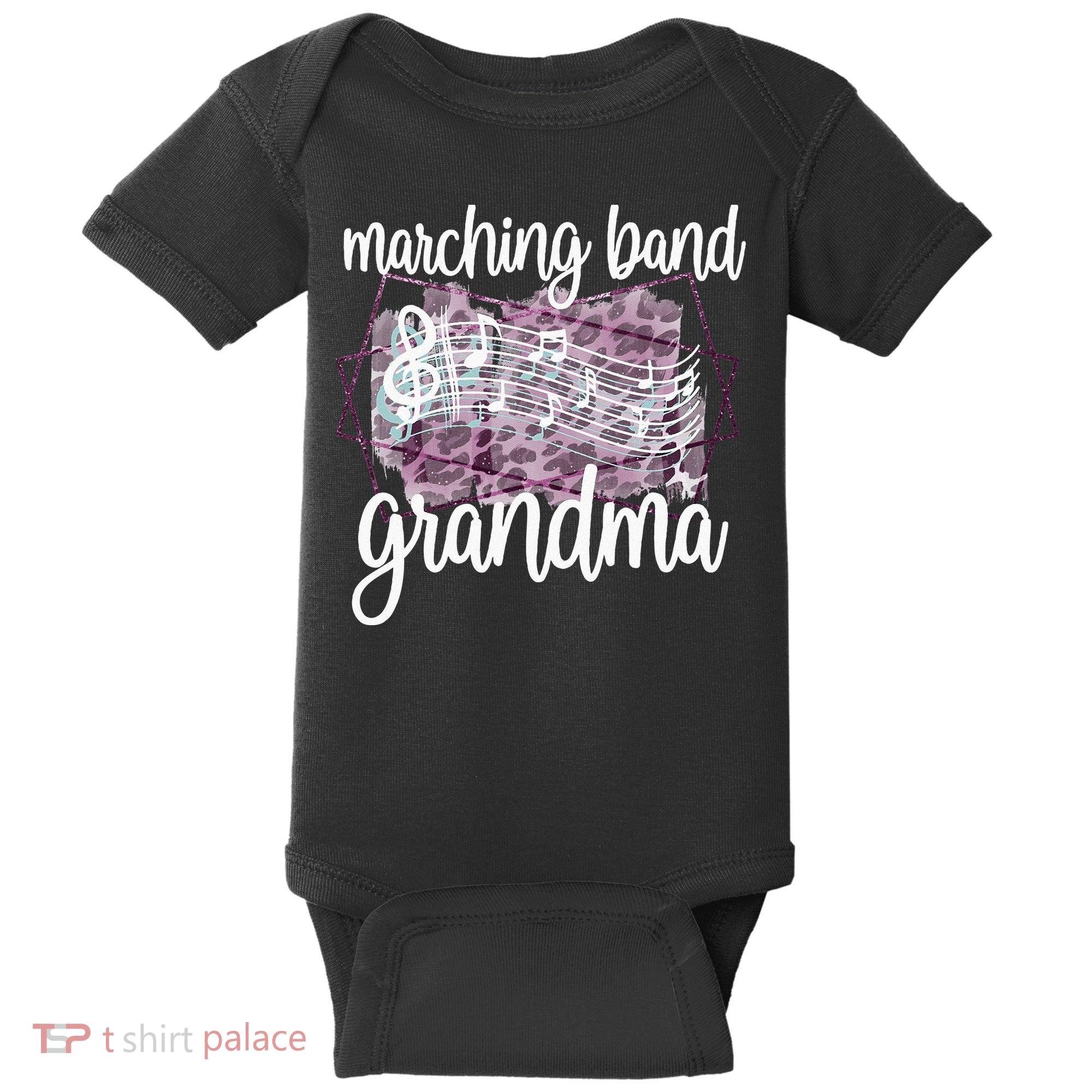 Marching Band Grandma Band Member Grandmother Baby Bodysuit