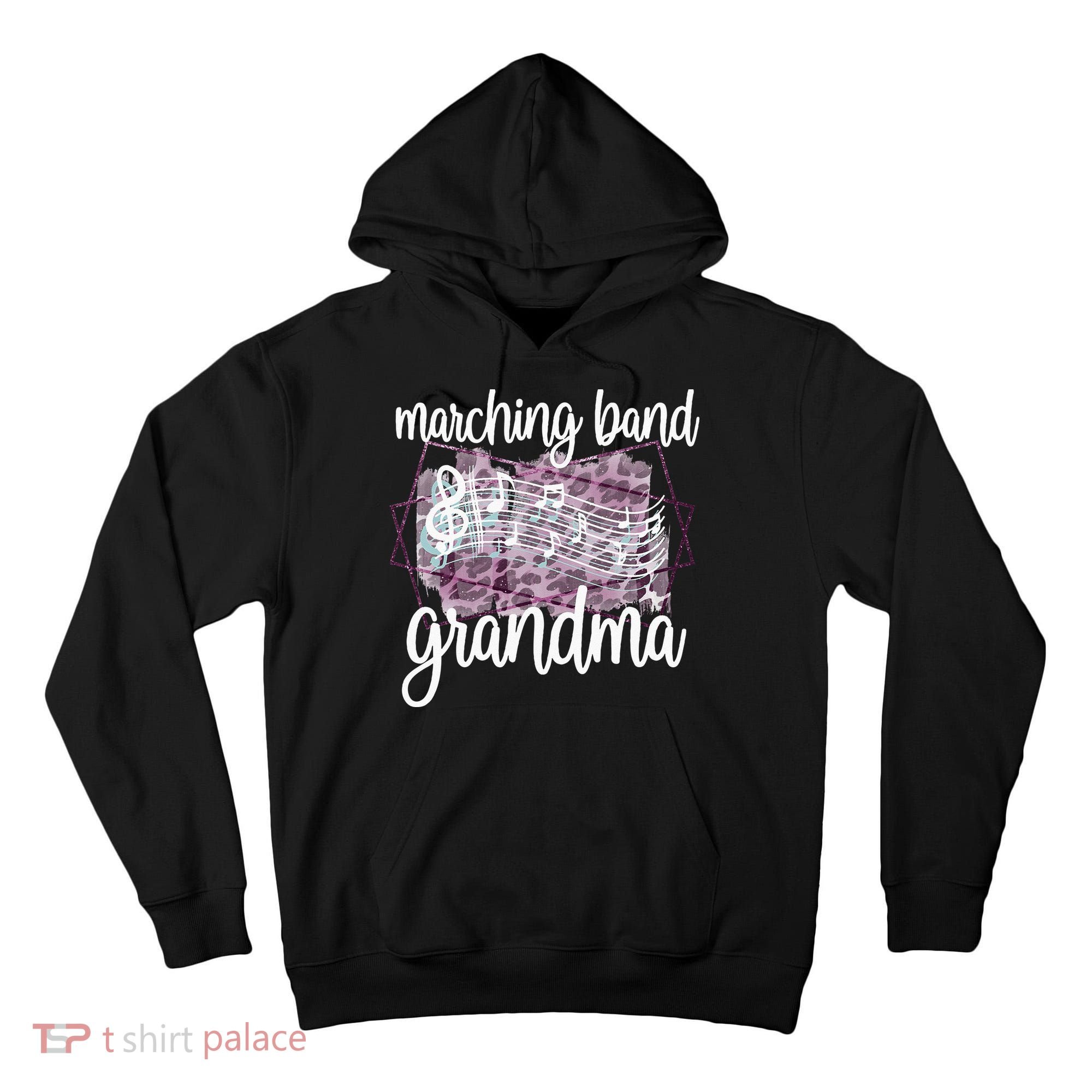 Marching Band Grandma Band Member Grandmother Tall Hoodie