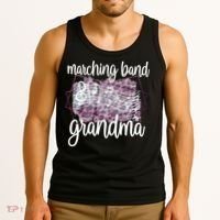 Marching Band Grandma Band Member Grandmother Tank Top thumb 3