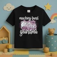 Marching Band Grandma Band Member Grandmother Toddler T-Shirt thumb 3