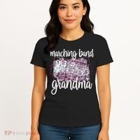 Marching Band Grandma Band Member Grandmother Women's T-Shirt thumb 4