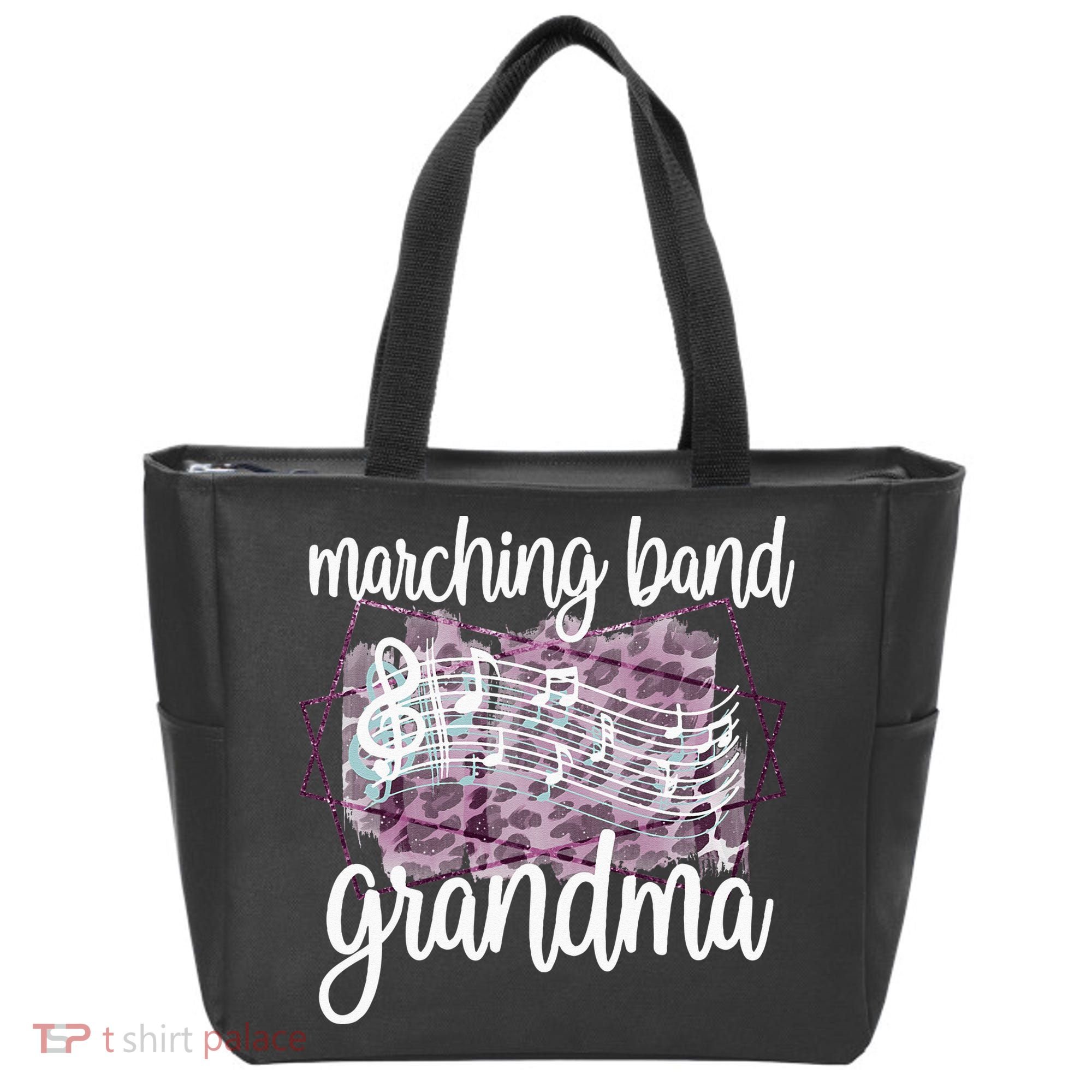 Marching Band Grandma Band Member Grandmother Tote Bag