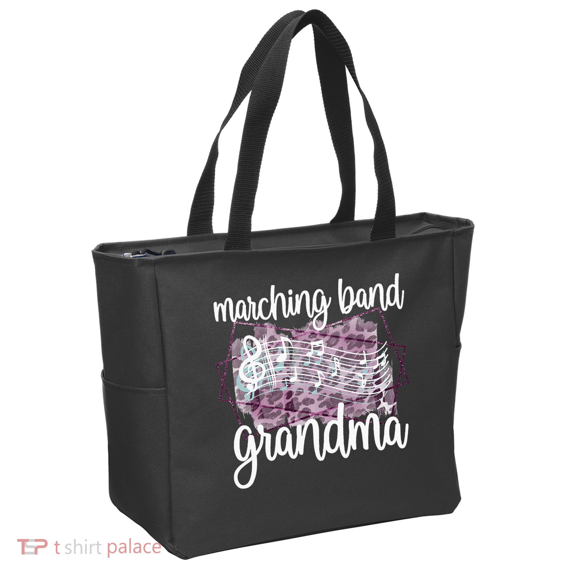 Marching Band Grandma Band Member Grandmother Tote Bag