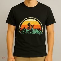 Mountain Biking Gear Bike Rider Mtb Lover Cyclist Downhill T-Shirt thumb 3