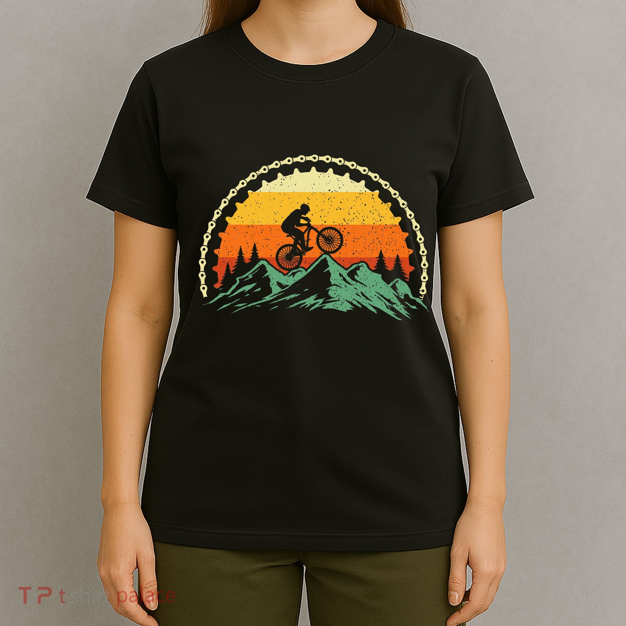 Mountain Biking Gear Bike Rider Mtb Lover Cyclist Downhill T-Shirt