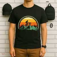 Mountain Biking Gear Bike Rider Mtb Lover Cyclist Downhill T-Shirt thumb 6