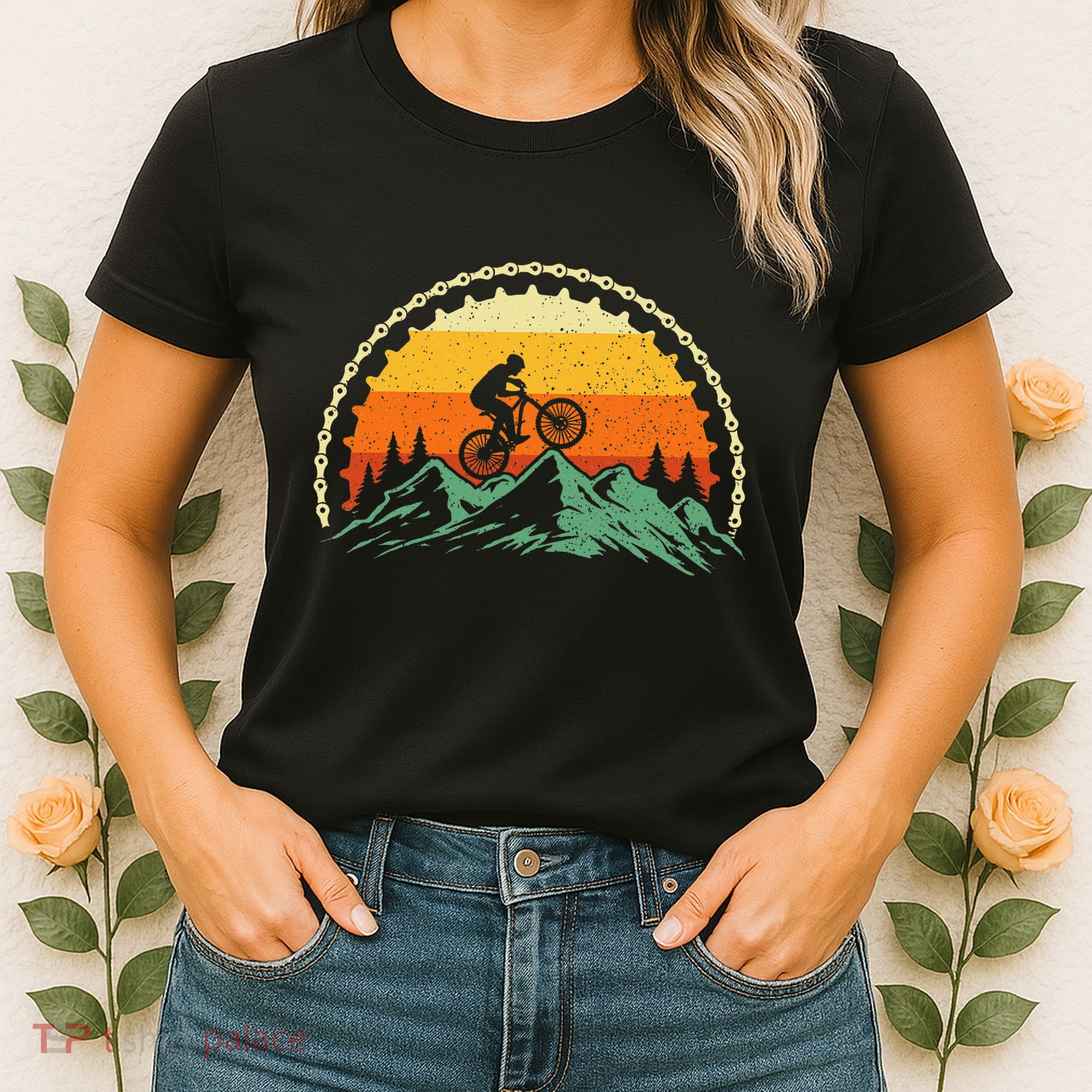 Mountain Biking Gear Bike Rider Mtb Lover Cyclist Downhill Women's T-Shirt