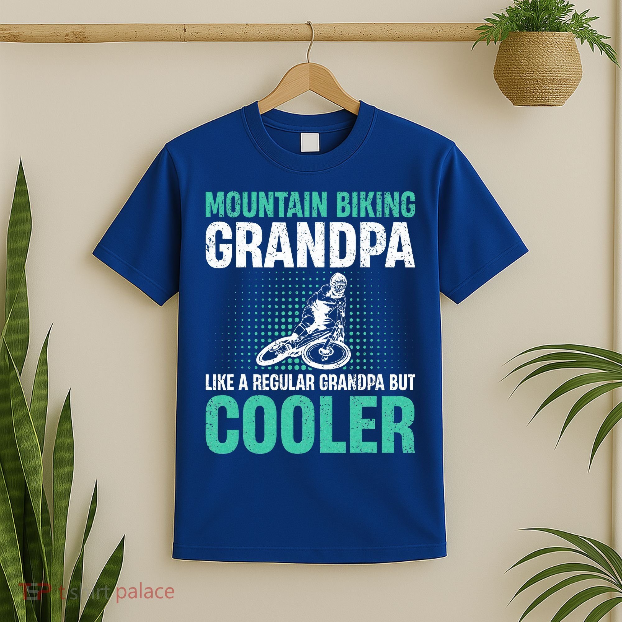 Mountain Bike Grandpa Like A Regular Grandpa But Cooler T-Shirt