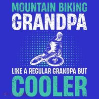 Mountain Bike Grandpa Like A Regular Grandpa But Cooler T-Shirt thumb 7