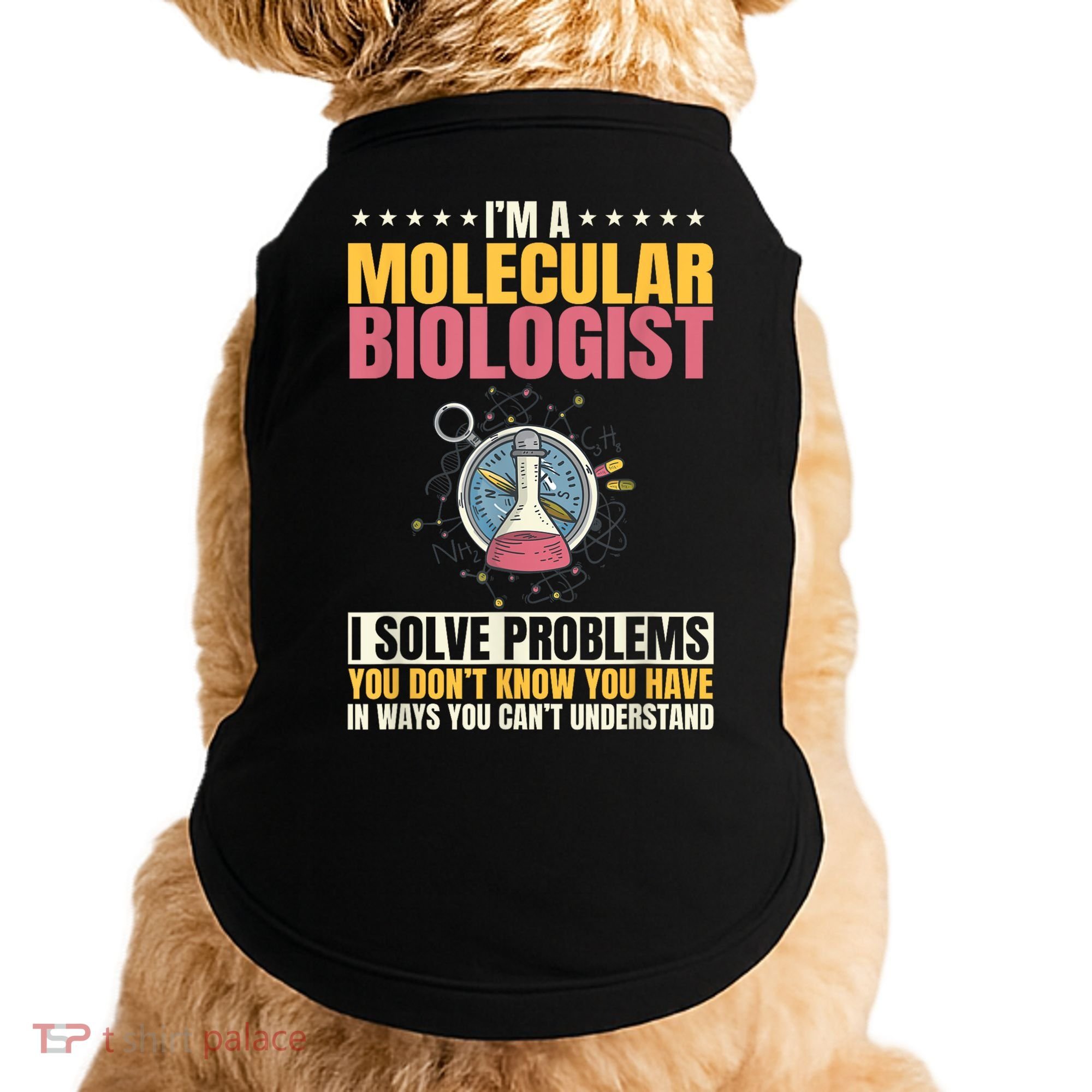 Molecular Biologist Genetic Scientist DNA Biology Science Doggie Tank