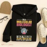 Molecular Biologist Genetic Scientist DNA Biology Science Hoodie thumb 4
