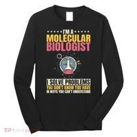Molecular Biologist Genetic Scientist DNA Biology Science Long Sleeve Shirt thumb 0
