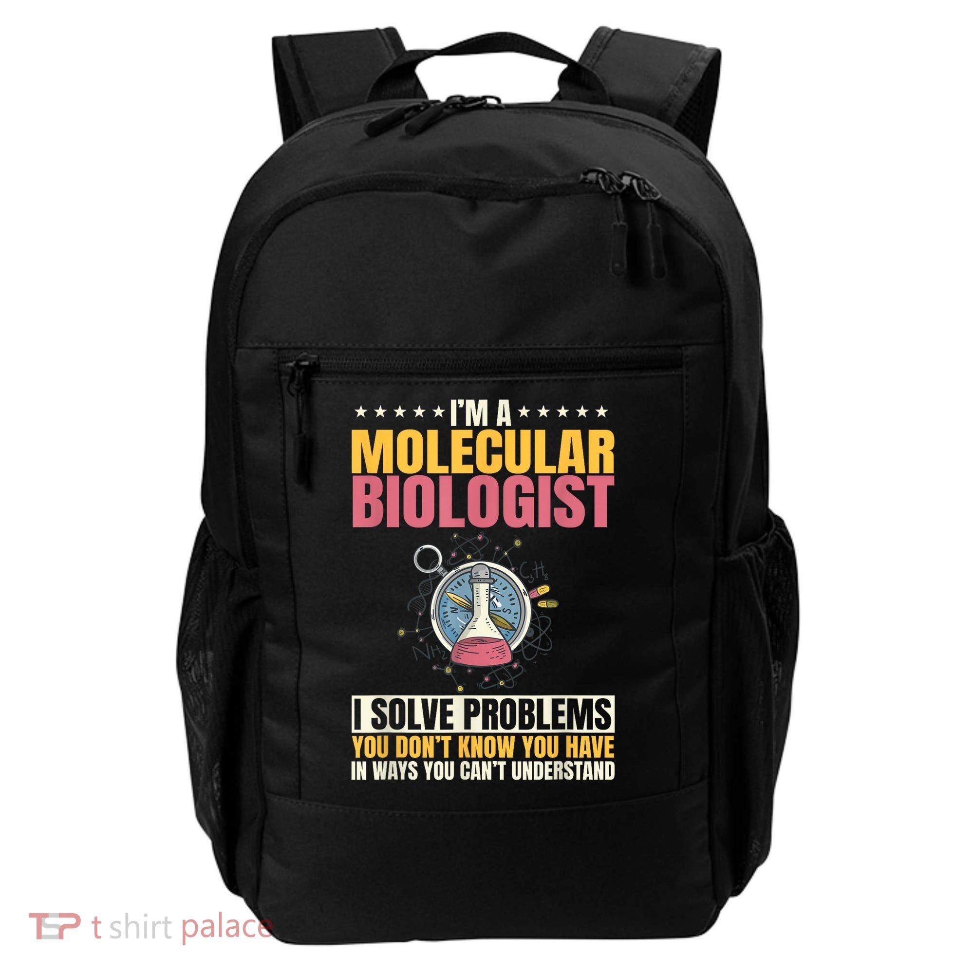 Molecular Biologist Genetic Scientist DNA Biology Science Backpack
