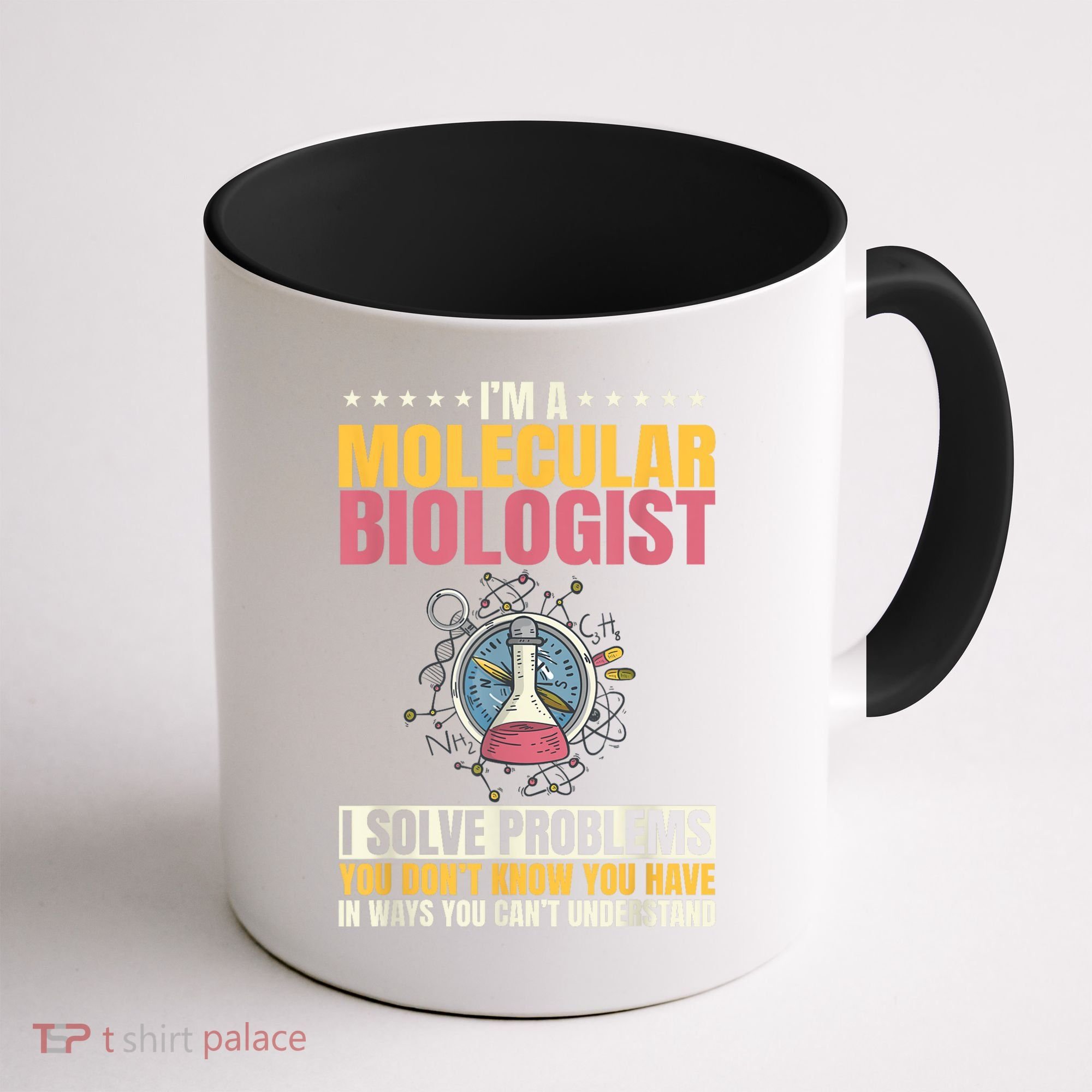 Molecular Biologist Genetic Scientist DNA Biology Science Coffee Mug