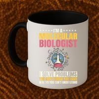 Molecular Biologist Genetic Scientist DNA Biology Science Coffee Mug thumb 2