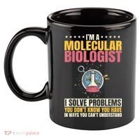 Molecular Biologist Genetic Scientist DNA Biology Science 11oz C Handle Ceramic Mug thumb 2