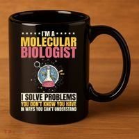 Molecular Biologist Genetic Scientist DNA Biology Science 11oz C Handle Ceramic Mug thumb 3