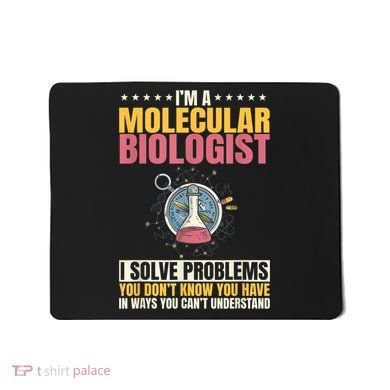Molecular Biologist Genetic Scientist DNA Biology Science Mousepad