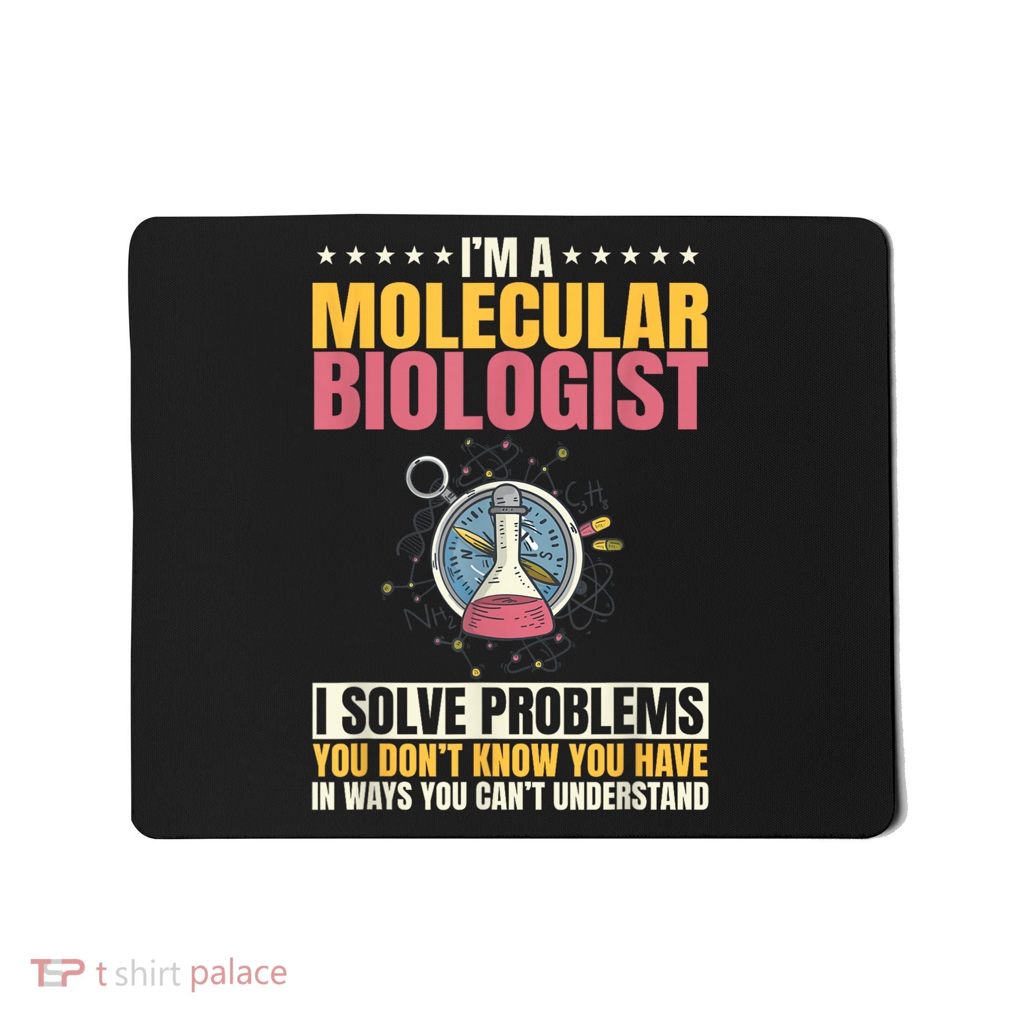 Molecular Biologist Genetic Scientist DNA Biology Science Mousepad