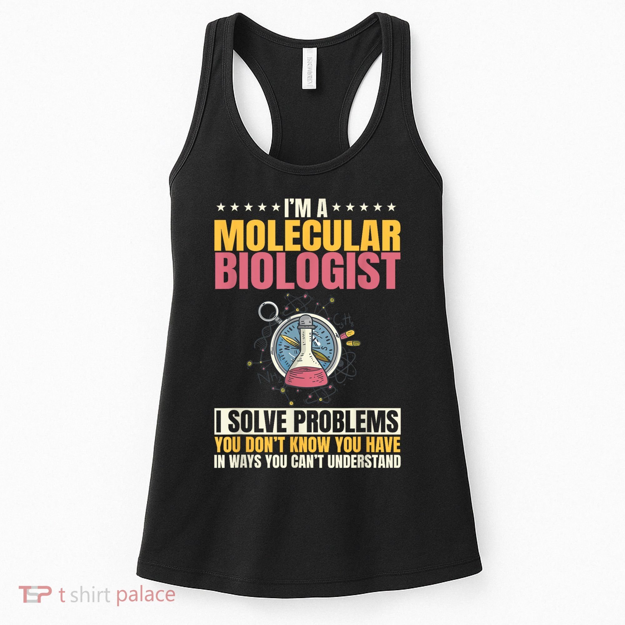 Molecular Biologist Genetic Scientist DNA Biology Science Women's Tank Top