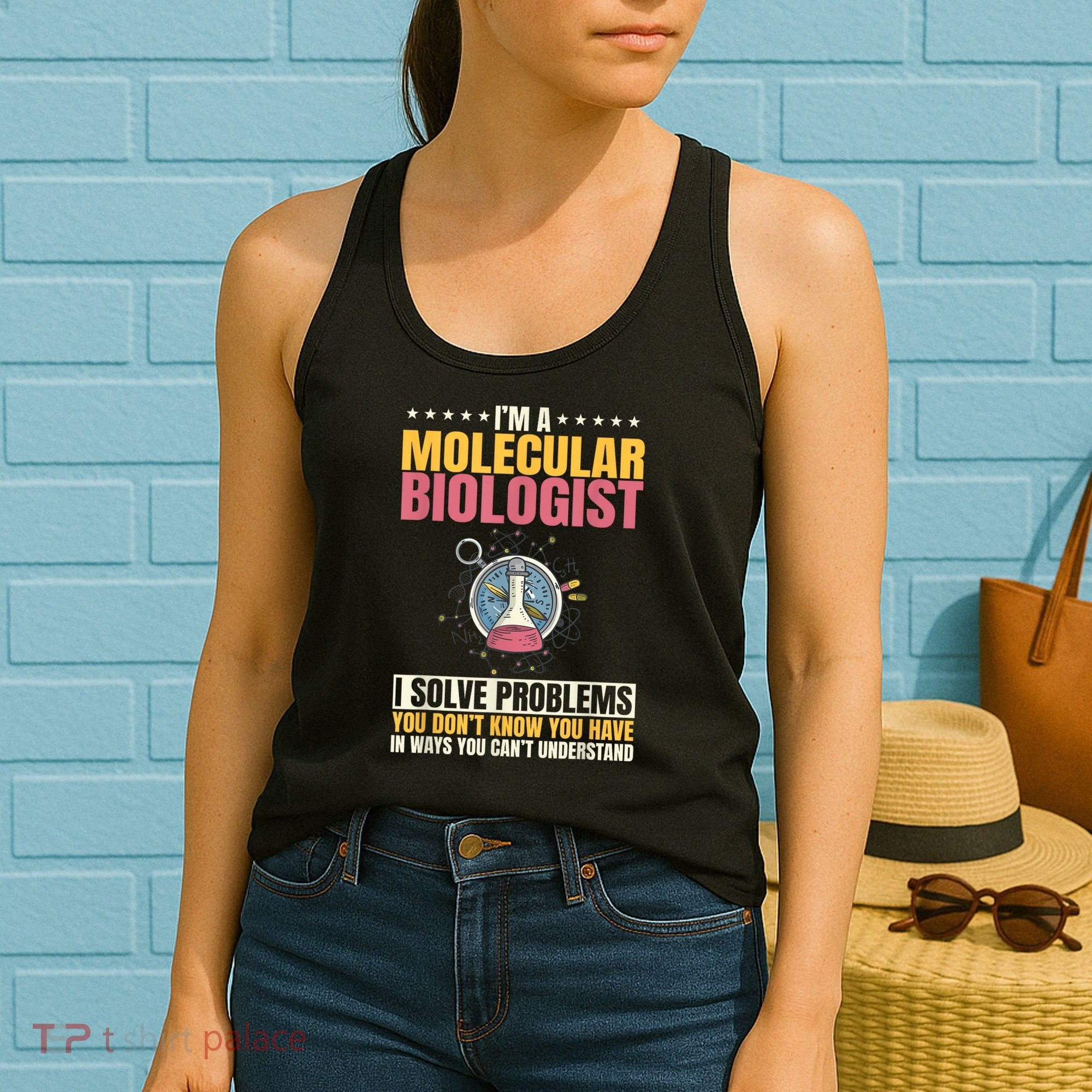 Molecular Biologist Genetic Scientist DNA Biology Science Women's Tank Top