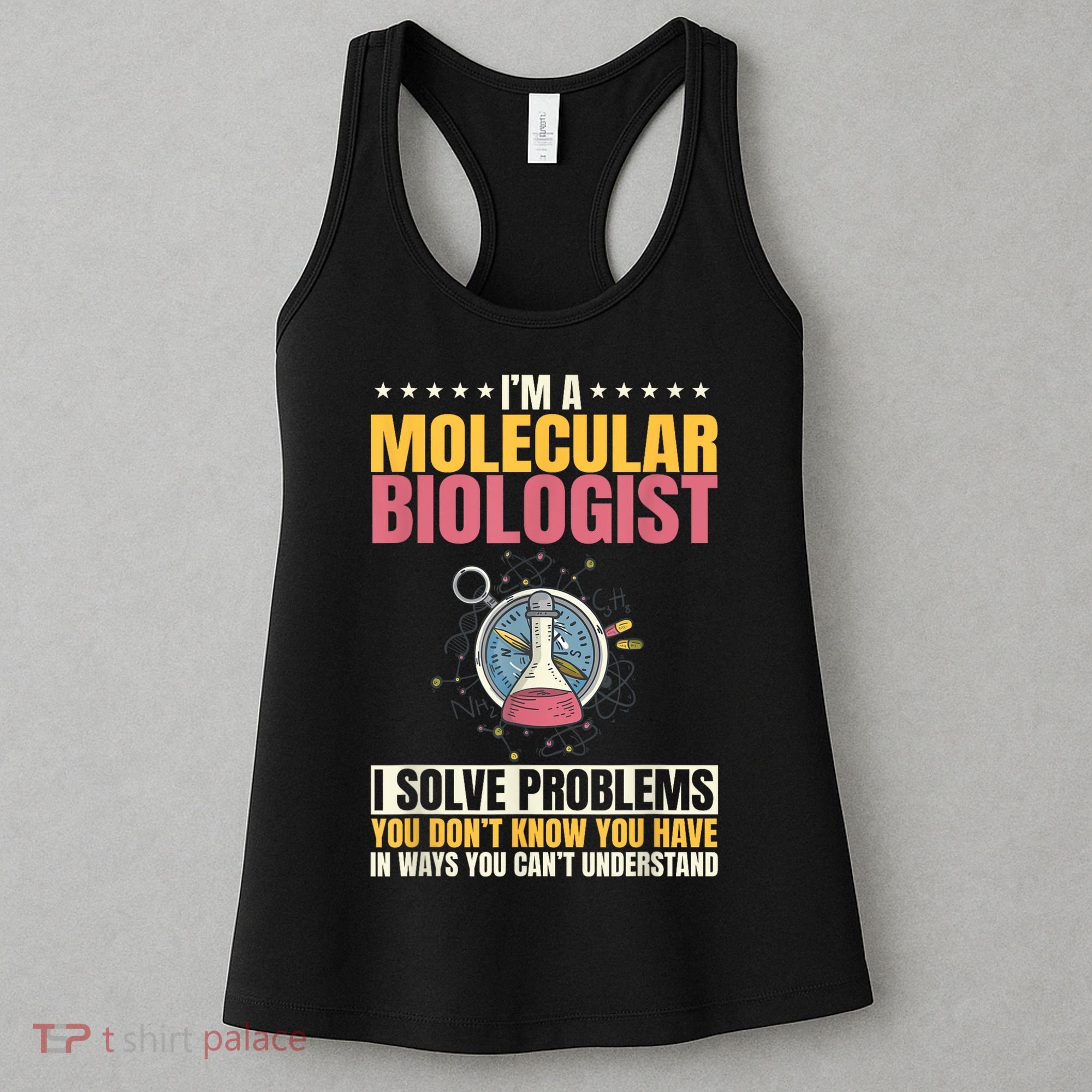 Molecular Biologist Genetic Scientist DNA Biology Science Women's Tank Top