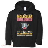 Molecular Biologist Genetic Scientist DNA Biology Science Toddler Hoodie thumb 0