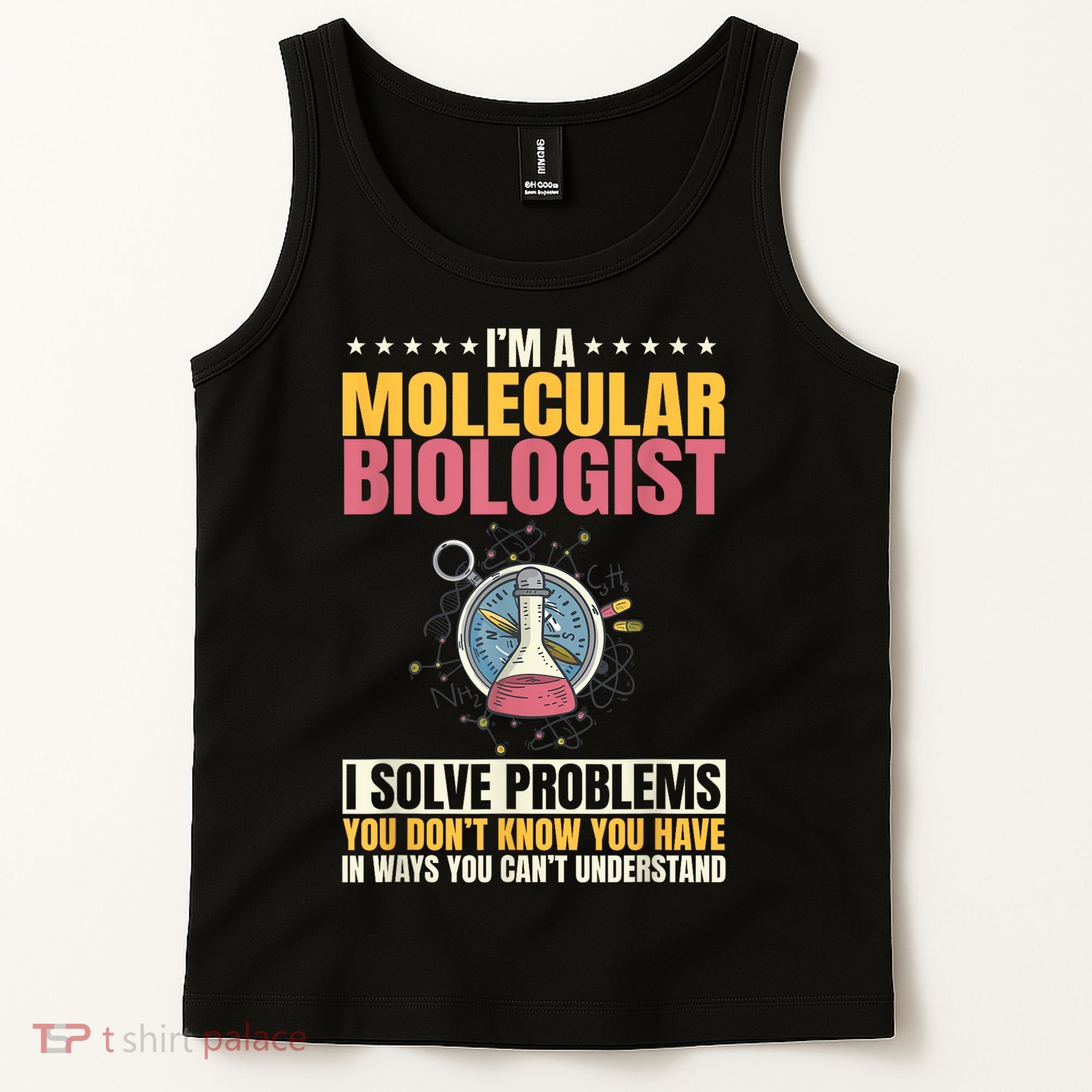 Molecular Biologist Genetic Scientist DNA Biology Science Tank Top