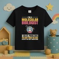 Molecular Biologist Genetic Scientist DNA Biology Science Toddler T-Shirt thumb 3
