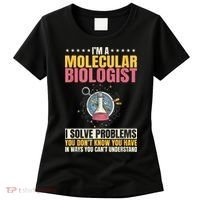 Molecular Biologist Genetic Scientist DNA Biology Science Women's T-Shirt thumb 0
