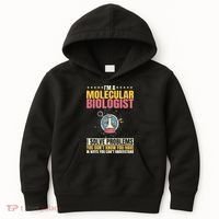 Molecular Biologist Genetic Scientist DNA Biology Science Kids Hoodie thumb 0
