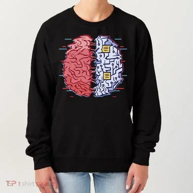 Machine Brain Glitch Women's Sweatshirt