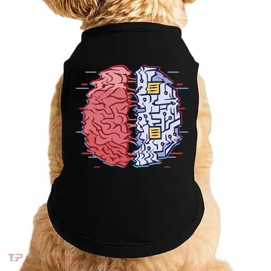 Machine Brain Glitch Doggie Tank