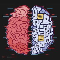 Machine Brain Glitch USA-Made Doggie Bandana thumb 2