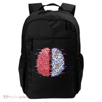 Machine Brain Glitch Backpack