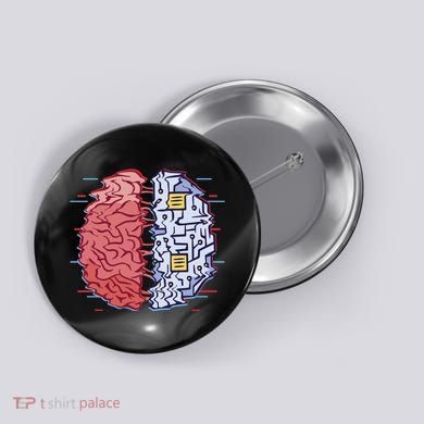 Machine Brain Glitch Button