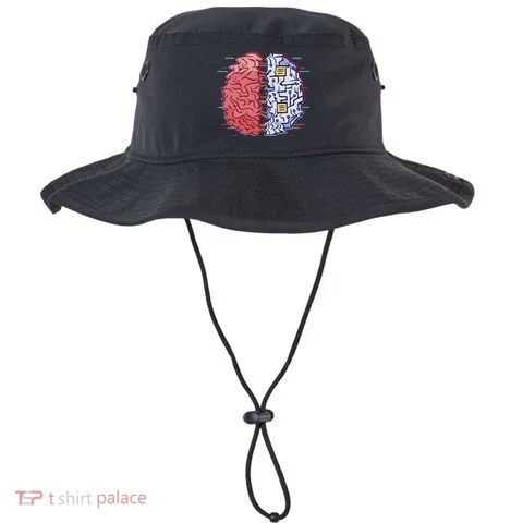 Machine Brain Glitch Bucket Hat in the selected color