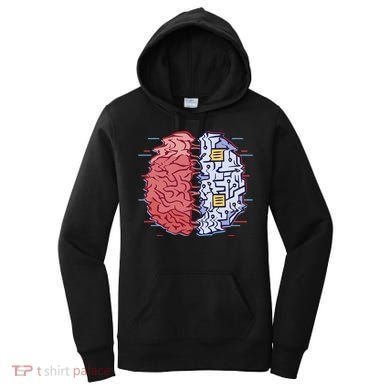 Machine Brain Glitch Women's Hoodie