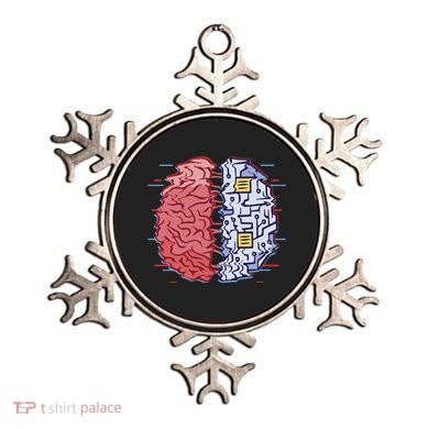Machine Brain Glitch Ornament