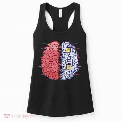 Machine Brain Glitch Women's Tank Top