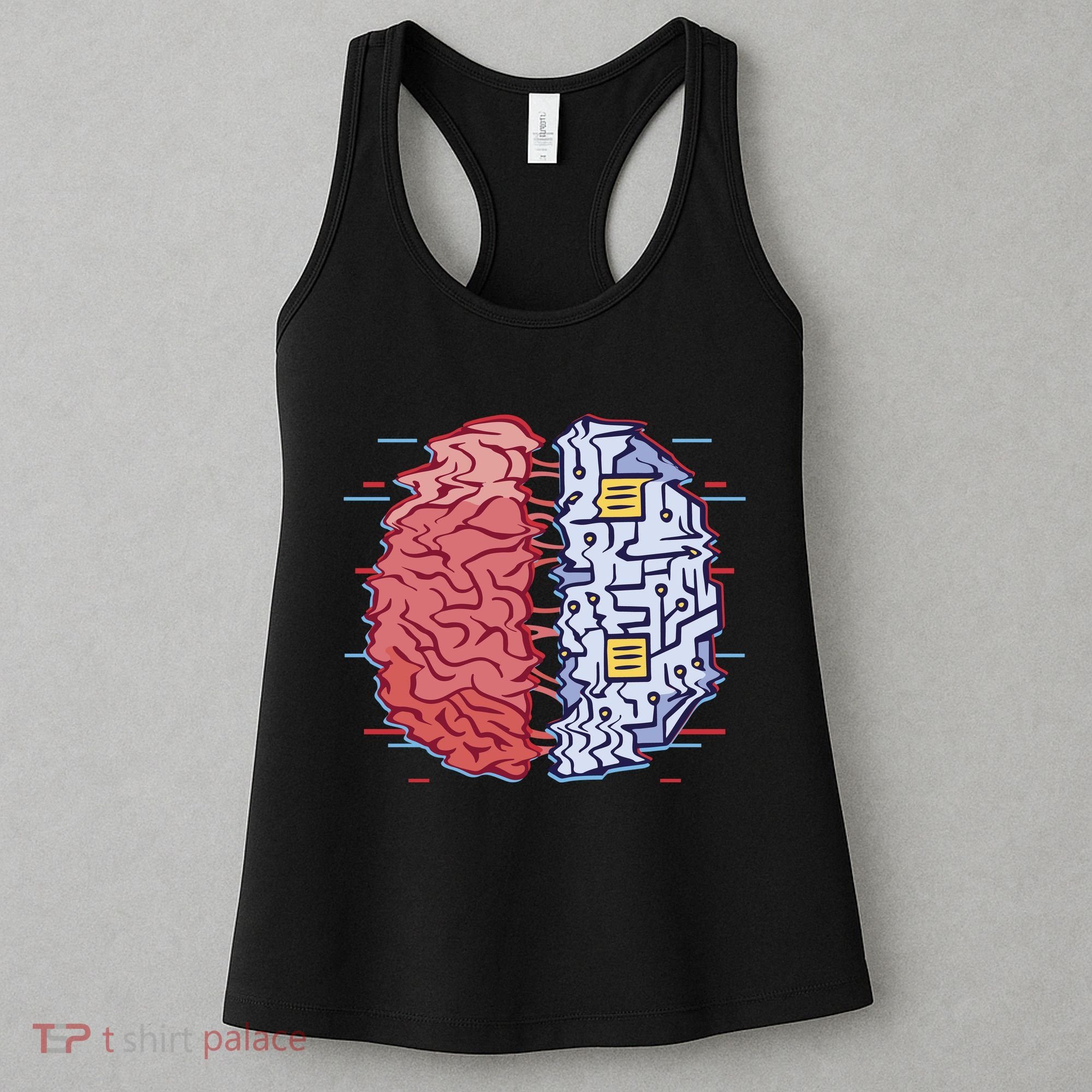 Machine Brain Glitch Women's Tank Top