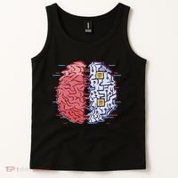 Machine Brain Glitch Tank Top thumb 2
